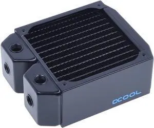 Alphacool NexXxos UT60 Full Copper Radiator, 120mm, Single Fan, Black Alphacool NexXxos UT60 Full Copper Radiator, 120mm, Single Fan, Black