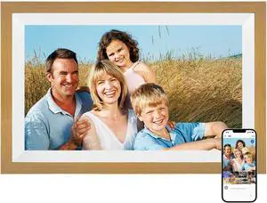 15.6 Inch Smart Digital Picture Frame with Wi-Fi 6, 64GB Storage, IPS Touch Screen, Auto-Rotation, Music Sync, Weather & Clock - Ideal Gift for Families 15.6 Inch Smart Digital Picture Frame with Wi-Fi 6, 64GB Storage, IPS Touch Screen, Auto-Rotation, Music Sync, Weather & Clock - Ideal Gift for Families