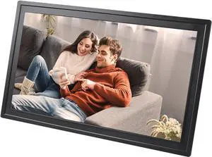 LICAEVEY 15.4In Digital Picture Frame for Home Office Gift, WiFi Touch Screen 1920x1080 HD Smart Photo Frame APP Control with Calendar Alarm Weather (Black) LICAEVEY 15.4In Digital Picture Frame for Home Office Gift, WiFi Touch Screen 1920x1080 HD Smart Photo Frame APP Control with Calendar Alarm Weather (Black)