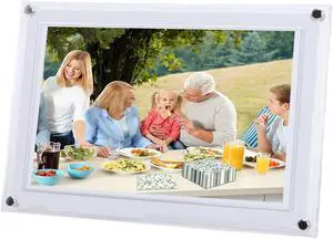 Asixxsix 10.1 Inch Smart Digital Photo Frame, 1280x800 Auto Rotate Portrait and Landscape Electronic Picture Frame Built in 32GB Memory Share Moments Instantly (White) Asixxsix 10.1 Inch Smart Digital Photo Frame, 1280x800 Auto Rotate Portrait and Landscape Electronic Picture Frame Built in 32GB Memory Share Moments Instantly (White)