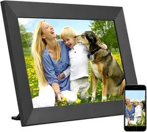 10.1 Inch WiFi Digital Photo Frame, Built in 32GB Memory, 1280x800 HD IPS Touch Screen, Auto-Rotate, Instant Photo/Video Sharing via Frameo App, Wall Mountable,White 10.1 Inch WiFi Digital Photo Frame, Built in 32GB Memory, 1280x800 HD IPS Touch Screen, Auto-Rotate, Instant Photo/Video Sharing via Frameo App, Wall Mountable,White