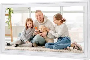 EBTOOLS 15.4 Inch WiFi Digital Picture Frame, Touch Screen 1920x1080 HD Smart Photo Frame with APP Control Multi User Sharing, Slideshow Calendar Alarm Clock Weather (White) EBTOOLS 15.4 Inch WiFi Digital Picture Frame, Touch Screen 1920x1080 HD Smart Photo Frame with APP Control Multi User Sharing, Slideshow Calendar Alarm Clock Weather (White)