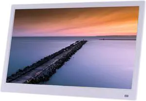 27-inch 32-inch Multifunctional Digital Photo Frame, with Human Body Sensing, Can Be Wall-Mounted, Supports Picture Video Calendar Display(White,27 inches) 27-inch 32-inch Multifunctional Digital Photo Frame, with Human Body Sensing, Can Be Wall-Mounted, Supports Picture Video Calendar Display(White,27 inches)