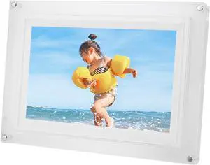 Bewinner 10.1 Inch Digital Picture Frame with Dynamic LED Sync, Auto Rotation, Acrylic Video Music Player, USB 2.0, 8GB, 3000mAh Battery,Picture Frame for Home Office Bewinner 10.1 Inch Digital Picture Frame with Dynamic LED Sync, Auto Rotation, Acrylic Video Music Player, USB 2.0, 8GB, 3000mAh Battery,Picture Frame for Home Office