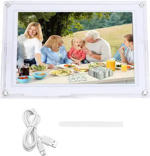 Sorandy 10.1 Inch Digital Photo Frame, HD 1280x800 Auto Rotate Digital Picture Frame, Quickly Share Photos & Videos Easy Setup 32GB Memory for VPHOTO App (White) Sorandy 10.1 Inch Digital Photo Frame, HD 1280x800 Auto Rotate Digital Picture Frame, Quickly Share Photos & Videos Easy Setup 32GB Memory for VPHOTO App (White)