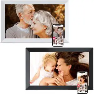 Digital Picture Frame 2 Pack, 15.6'' Frameo WiFi Digital Photo Frame, 1280 * 800 IPS HD Touchscreen, 32GB Storage, Instant Share Pictures Video, Smart Pho Digital Picture Frame 2 Pack, 15.6'' Frameo WiFi Digital Photo Frame, 1280 * 800 IPS HD Touchscreen, 32GB Storage, Instant Share Pictures Video, Smart Pho