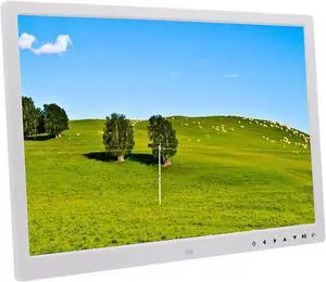 17-Inch Hd 1080P Touch Button Digital Photo Frame - Wall-Mounted Video Advertising Machine (White) 17-Inch Hd 1080P Touch Button Digital Photo Frame - Wall-Mounted Video Advertising Machine (White)