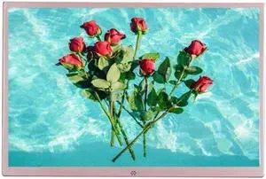 Digital Picture Frame, Full Display, Photo/Video/Audio Player, Remote Control, Auto On/Off Timer, Pink-15 Digital Picture Frame, Full Display, Photo/Video/Audio Player, Remote Control, Auto On/Off Timer, Pink-15