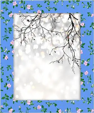 OSAM SPACE Blue Small Flowers 11x14 Inch Picture Frames Decorative Photo Frame for Wall Hanging or Tabletop Display Acrylic Digital Picture Frame for Home Office Hotel OSAM SPACE Blue Small Flowers 11x14 Inch Picture Frames Decorative Photo Frame for Wall Hanging or Tabletop Display Acrylic Digital Picture Frame for Home Office Hotel