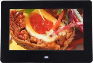 7-Inch Hd Wall-Mounted Digital Photo Frame - Supports Loop Playback of Videos and Pictures, Available in Black and White. 7-Inch Hd Wall-Mounted Digital Photo Frame - Supports Loop Playback of Videos and Pictures, Available in Black and White.
