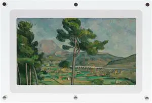 Canvia Kinetic Digital Art Rotating Collection of Cezanne Landscape Artwork Slideshow Display with No Set Up Required Durable Acrylic Frame - 5 Inch, 1000 mAh Battery Canvia Kinetic Digital Art Rotating Collection of Cezanne Landscape Artwork Slideshow Display with No Set Up Required Durable Acrylic Frame - 5 Inch, 1000 mAh Battery