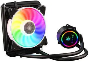 Professional Liquid CPU Cooler Radiator Water-Cooled Heat Sink 120mm RGB Fan for Gaming Desktop Pcs Silent Cooling System Compatible with Major CPU Platforms Professional Liquid CPU Cooler Radiator Water-Cooled Heat Sink 120mm RGB Fan for Gaming Desktop Pcs Silent Cooling System Compatible with Major CPU Platforms