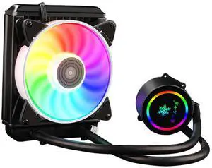 Liquid CPU Cooler Radiator Water-Cooled Heat Sink Mute Computer Radiator Professional Cooling System for Gaming Desktop PC with 120mm RGB Fan Liquid CPU Cooler Radiator Water-Cooled Heat Sink Mute Computer Radiator Professional Cooling System for Gaming Desktop PC with 120mm RGB Fan