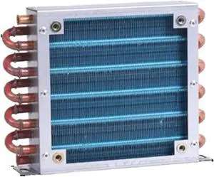 Shell condenser radiator refrigerator freezer air-cooled water-cooled aluminum fin and copper tube heat exchanger() Shell condenser radiator refrigerator freezer air-cooled water-cooled aluminum fin and copper tube heat exchanger()