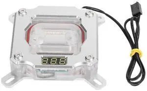 Computer CPU Water Cooling Block with Temperature Display for 1151 Platform Computer CPU Water Cooling Block with Temperature Display for 1151 Platform