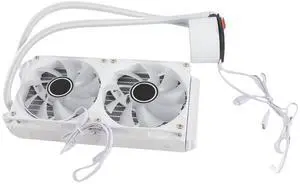 240mm CPU Cooler, ARGB Liquid Cooling System, Efficient Heat Dissipation for High Performance Gaming and LGA2066 Users (White) 240mm CPU Cooler, ARGB Liquid Cooling System, Efficient Heat Dissipation for High Performance Gaming and LGA2066 Users (White)