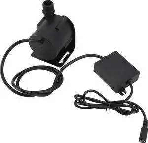 Computer Water Cooling Pump, 24L Min Brushless Drive Water Pump with G1/2 Thread, 48.6W Versatile Fast Heat Dissipation PC Pump with Mounting Holes Computer Water Cooling Pump, 24L Min Brushless Drive Water Pump with G1/2 Thread, 48.6W Versatile Fast Heat Dissipation PC Pump with Mounting Holes