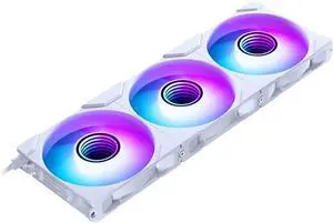 Phanteks M25-120 Gen2 Triple Pack, 3X 120mm ARGB High Performance Cooling Fans, Daisy-Chain Unified Fan Frame, Infinity Mirror hub, Single Cable Connection, White Phanteks M25-120 Gen2 Triple Pack, 3X 120mm ARGB High Performance Cooling Fans, Daisy-Chain Unified Fan Frame, Infinity Mirror hub, Single Cable Connection, White