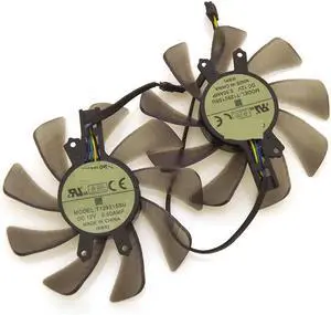T129215SU 12V 0.50A 85mm 46 * 49 * 18mm 4Pin for ZOTAC GTX650Ti GTX660-2GD5 HA Graphics Card Fan T129215SU 12V 0.50A 85mm 46 * 49 * 18mm 4Pin for ZOTAC GTX650Ti GTX660-2GD5 HA Graphics Card Fan
