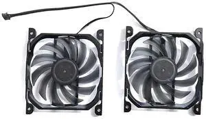 4PIN CF-12915S DC 12V 0.35A Replacement Fan for GTX 1070 1070Ti 1080 1080Ti P104-100 Twin X2 Graphics Cards 4PIN CF-12915S DC 12V 0.35A Replacement Fan for GTX 1070 1070Ti 1080 1080Ti P104-100 Twin X2 Graphics Cards