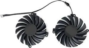 12910S RTX3080 3080Ti Cooler Fan Replace for 3D RTX 3080 3070 Ti X3 OC Graphics Card Fan(Black 2-Fan) 12910S RTX3080 3080Ti Cooler Fan Replace for 3D RTX 3080 3070 Ti X3 OC Graphics Card Fan(Black 2-Fan)
