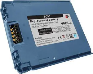 Artisan Power TC51, TC52, TC56, & TC57 Series Replacement Battery | for Zebra Mobile Computers | Replaces OEM Batteries BTRY-TC51-43MA1, BTRY-TC51-43HC1 (Blue) Artisan Power TC51, TC52, TC56, & TC57 Series Replacement Battery | for Zebra Mobile Computers | Replaces OEM Batteries BTRY-TC51-43MA1, BTRY-TC51-43HC1 (Blue)