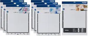 Brother ScanNCut DX Mats, 12" x 12" Standard and Low Tack Adhesives, 3 Each, and 12" x 12" Non-Tack Scanning Mat Brother ScanNCut DX Mats, 12" x 12" Standard and Low Tack Adhesives, 3 Each, and 12" x 12" Non-Tack Scanning Mat