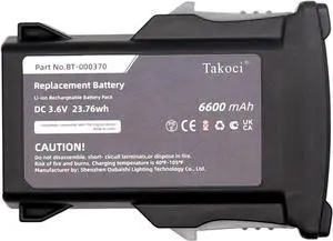 3.6V 6600mAh Li-ion MC93 MC9300 Bar Code Scanner Battery Compatible with MC930 MC930B MC930P MC93N0-G BT-000370 BT-000371 BTRY-MC93-FRZ-01 BTRY-MC93-STN-01 3.6V 6600mAh Li-ion MC93 MC9300 Bar Code Scanner Battery Compatible with MC930 MC930B MC930P MC93N0-G BT-000370 BT-000371 BTRY-MC93-FRZ-01 BTRY-MC93-STN-01