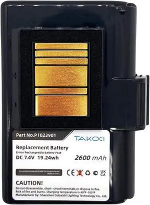 Battery Compatible with QLN220, QLn220HC, QLN320, QLn320HC, ZQ500, ZQ510, ZQ520, ZQ521, ZQ610, ZQ610HC, ZQ620, ZQ620HC, ZR628, ZR638 7.4V/2600mAh Battery Compatible with QLN220, QLn220HC, QLN320, QLn320HC, ZQ500, ZQ510, ZQ520, ZQ521, ZQ610, ZQ610HC, ZQ620, ZQ620HC, ZR628, ZR638 7.4V/2600mAh