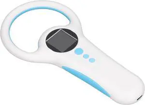 Marhynchus Pet Microchip Reader, Handheld ID Scanner for Animal Ear, 134.2KHZ 125KHZ Multiple Protocol Support, Non Reading >8cm Glass Tag, >20cm Ear Tag, Quick Recognition Response Marhynchus Pet Microchip Reader, Handheld ID Scanner for Animal Ear, 134.2KHZ 125KHZ Multiple Protocol Support, Non Reading >8cm Glass Tag, >20cm Ear Tag, Quick Recognition Response