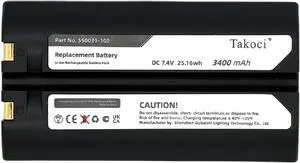 Replacement Battery for Oneil MF2TE, MF4Te, Microflash 4i, Microflash 4T, Microflash 4T Printer, Microflash 4tCR,Microflash LP3,fits Part No 200360-101, 220531-000, 550034-000,7.4V 3400mAh / 25.16Wh Replacement Battery for Oneil MF2TE, MF4Te, Microflash 4i, Microflash 4T, Microflash 4T Printer, Microflash 4tCR,Microflash LP3,fits Part No 200360-101, 220531-000, 550034-000,7.4V 3400mAh / 25.16Wh