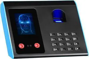 Time Clock Fingerprint Attendance Machine IR Camera Face Recognition Password Reader System for Employee Checking-in Time Clock Recorder Time Clock Fingerprint Attendance Machine IR Camera Face Recognition Password Reader System for Employee Checking-in Time Clock Recorder