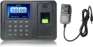 A8 2.8inch Biometric Attendance System USB Fingerprint Reader Time Clock Employee Control Machine Electronic Device Spanish En(Size:English) A8 2.8inch Biometric Attendance System USB Fingerprint Reader Time Clock Employee Control Machine Electronic Device Spanish En(Size:English)