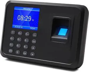 Biometric Fingerprint Attendance Machine LCD Display USB Fingerprint Attendance System Time Clock Employee Checking-in Recorder Biometric Fingerprint Attendance Machine LCD Display USB Fingerprint Attendance System Time Clock Employee Checking-in Recorder