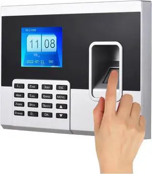 High-Precision Time Clock 2.8 Inch Color Screen Fingerprint Password Attendance Machine Access Control Time Clock Recorder Employee Checking-in Recorder with Excellent Expandability High-Precision Time Clock 2.8 Inch Color Screen Fingerprint Password Attendance Machine Access Control Time Clock Recorder Employee Checking-in Recorder with Excellent Expandability