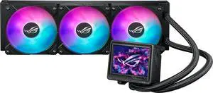 ASUS ROG RYUJIN III 360 ARGB EXTREME all-in-one AIO CPU liquid cooler, AMD Ryzen 9000 & Intel® Core Ultra Ready, Asetek Gen8 V2 pump; high airflow static pressure magnetic fans; customizable 3.5" LCD ASUS ROG RYUJIN III 360 ARGB EXTREME all-in-one AIO CPU liquid cooler, AMD Ryzen 9000 & Intel® Core Ultra Ready, Asetek Gen8 V2 pump; high airflow static pressure magnetic fans; customizable 3.5" LCD