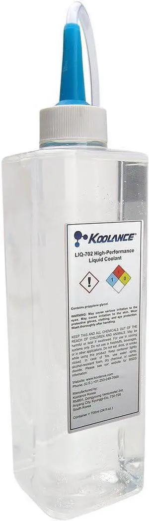 Liquid Coolant Bottle High-Performance 700 mL (Colorless) LIQ-702CL-B Liquid Coolant Bottle High-Performance 700 mL (Colorless) LIQ-702CL-B