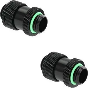 Barrow G1/4" Water Cooling Fittings, Male to Male Extension Fittings (22-31MM) for SLI, Adjustable Aqua Link Pipe, Metal Telescopic Connectors for Water Cooling Systems (Black,2Pcs) Barrow G1/4" Water Cooling Fittings, Male to Male Extension Fittings (22-31MM) for SLI, Adjustable Aqua Link Pipe, Metal Telescopic Connectors for Water Cooling Systems (Black,2Pcs)