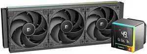 Sudokoo ENERGLO 360 Liquid Cooler: 360mm AIO CPU Cooler with Data Display & PWM Pump - 3 x 120mm Black Water Cooling for Intel LGA 1851/1700/1200/115X & AMD AM5/AM4 Sudokoo ENERGLO 360 Liquid Cooler: 360mm AIO CPU Cooler with Data Display & PWM Pump - 3 x 120mm Black Water Cooling for Intel LGA 1851/1700/1200/115X & AMD AM5/AM4