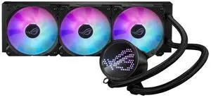 ASUS ROG RYUO III 360 ARGB All-in-one AIO Liquid CPU Cooler 360mm Radiator, Asetek 8th gen Pump Solution, Anime Matrix LED Display and ROG AF 12S ARGB Fan. ASUS ROG RYUO III 360 ARGB All-in-one AIO Liquid CPU Cooler 360mm Radiator, Asetek 8th gen Pump Solution, Anime Matrix LED Display and ROG AF 12S ARGB Fan.