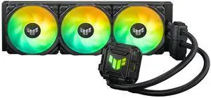 ASUS TUF Gaming LC II 360 ARGB All-in-One Liquid CPU Cooler with Aura Sync, 3X TUF Gaming 120mm ARGB Radiator Fans, Reinforced Tubing, and 6-Year Warranty;Widely Compatible with Latest Intel&AMD CPUs ASUS TUF Gaming LC II 360 ARGB All-in-One Liquid CPU Cooler with Aura Sync, 3X TUF Gaming 120mm ARGB Radiator Fans, Reinforced Tubing, and 6-Year Warranty;Widely Compatible with Latest Intel&AMD CPUs