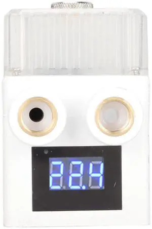 Ultra Quiet Computer Cooler Pump with Temperature Display - 450LH Water Cooling Solution for CPU (White) Ultra Quiet Computer Cooler Pump with Temperature Display - 450LH Water Cooling Solution for CPU (White)