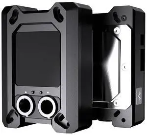 Granzon GAMSC CPU Water Cooling Block with Temperature Digital Display for AMD Ryzen AM5 AM4 Processors, High Flow Cooling, Mechanical Armor Design Granzon GAMSC CPU Water Cooling Block with Temperature Digital Display for AMD Ryzen AM5 AM4 Processors, High Flow Cooling, Mechanical Armor Design