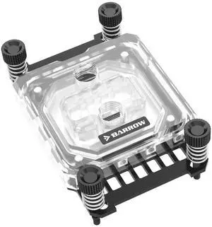 Barrow CPU Water Block, High-Efficiency CPU Water Cooling Block for AMD AM5/AM4/AM3+/AM3/FM2, Liquid Cooling Micro Waterway CPU Block Socket Radiator 5V 3PIN ARGB, Black Barrow CPU Water Block, High-Efficiency CPU Water Cooling Block for AMD AM5/AM4/AM3+/AM3/FM2, Liquid Cooling Micro Waterway CPU Block Socket Radiator 5V 3PIN ARGB, Black