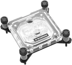 Barrow CPU Water Block, High-Efficiency CPU Water Cooling Block for Intel LGA115X/1200/1700/X99/X299, Liquid Cooling Micro Waterway CPU Block Socket Radiator 5V 3PIN ARGB, Black Barrow CPU Water Block, High-Efficiency CPU Water Cooling Block for Intel LGA115X/1200/1700/X99/X299, Liquid Cooling Micro Waterway CPU Block Socket Radiator 5V 3PIN ARGB, Black