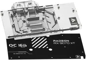 Barrow Copper GPU Water Cooling Block, Full Coverage GPU Waterblock with Metal Backpalet for Asrock AMD Radeon RX9070XT Taichi, Graphics Card Liquid Cooling Water Cooler Barrow Copper GPU Water Cooling Block, Full Coverage GPU Waterblock with Metal Backpalet for Asrock AMD Radeon RX9070XT Taichi, Graphics Card Liquid Cooling Water Cooler