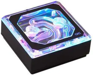 Alphacool Eisblock XPX Aurora Edge CPU Water Block, Digital RGB, Black/Plexi Alphacool Eisblock XPX Aurora Edge CPU Water Block, Digital RGB, Black/Plexi