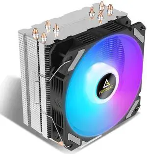 ANTEC A400i RGB Air CPU Cooler, 72 CFM, 4 Direct Heat-Pipes, 120mm PWM RGB Fan,1700, 115X, 1200, 2011, AM3, AM3+, AM4+ FM1, FM2, FM2+ ANTEC A400i RGB Air CPU Cooler, 72 CFM, 4 Direct Heat-Pipes, 120mm PWM RGB Fan,1700, 115X, 1200, 2011, AM3, AM3+, AM4+ FM1, FM2, FM2+