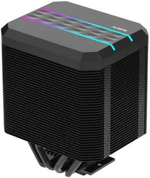 ALSEYE M90 CPU Cooler, Hidden Fan Designed Dual Tower Air-Cooled CPU Cooler with ARGB Light Effect Cover Compatible with Both Intel and AMD Platform, LGA1700 Supported ALSEYE M90 CPU Cooler, Hidden Fan Designed Dual Tower Air-Cooled CPU Cooler with ARGB Light Effect Cover Compatible with Both Intel and AMD Platform, LGA1700 Supported