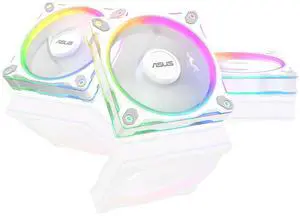 ASUS Prime MR120 ARGB Triple Pack White Edition, 120mm PWM Fans, 20 ARGB LEDs, 1600 RPM Fan Speed, 58 CFM Airflow, 28mm Frame Thickness, Aura Sync ASUS Prime MR120 ARGB Triple Pack White Edition, 120mm PWM Fans, 20 ARGB LEDs, 1600 RPM Fan Speed, 58 CFM Airflow, 28mm Frame Thickness, Aura Sync